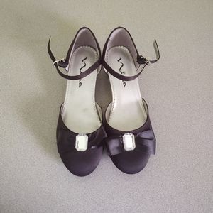 NINA Girls black heels |size 4